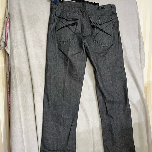 Blue Gear Men's Gray Jeans Size 38 X 32 with oversized pockets. - Picture 2 of 14